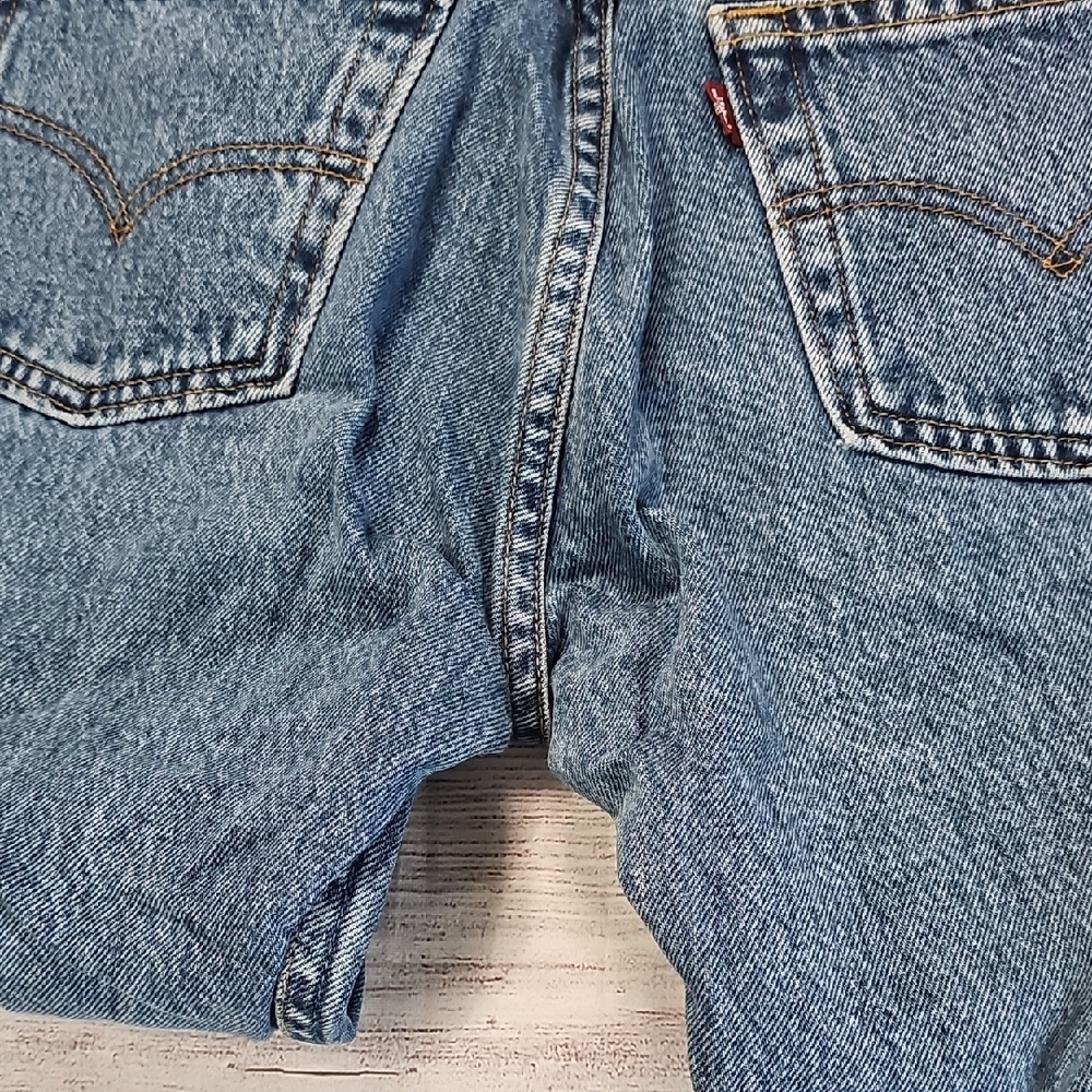 Levi's 30x32 Vintage Straight Blue Jeans, Button Up - Picture 13 of 14